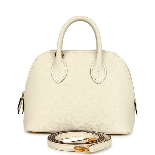 Hermes 1923 Bolide Mini Nata Chevre Mysore Gold Hardware
