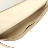 Hermes Kelly Cut Craie Swift Gold Hardware