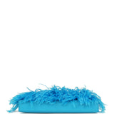 Hermes Kelly Elan Foile Bleu Frida Chevre Chamkila and Ostrich Feathers Palladium Hardware