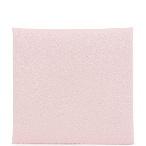 Hermes Bastia Change Purse Rose Darling Chevre Mysore Palladium Hardware
