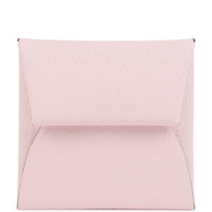 Hermes Bastia Change Purse Rose Darling Chevre Mysore Palladium Hardware