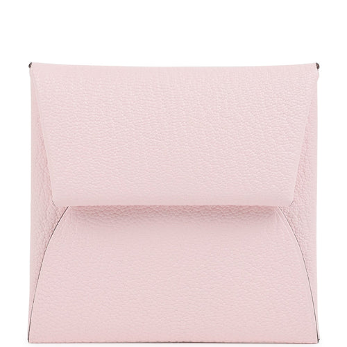 Hermes Bastia Change Purse Rose Darling Chevre Mysore Palladium Hardware