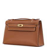 Hermes Kelly Pochette Gold Swift Gold Hardware Payment 2 for JJ only