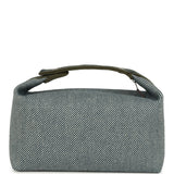 Hermes Bride A Brac Carre Case GM Bleu Abyss Merino Wool Palladium Hardware