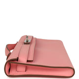 Hermes Kelly Cut Rose Confetti Epsom Palladium Hardware