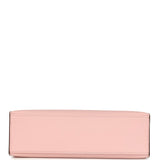 Pre-owned Hermes Kelly Pochette Rose Sakura Swift Palladium Hardware