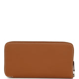 Hermes Silk'In Classique Long Wallet Gold Epsom Palladium Hardware