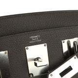 Hermes HAC A Dos PM Backpack Etain Togo Palladium Hardware