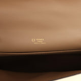 Hermes Special Order (HSS) Kelly Pochette Beton and Beige de Weimar Swift Permabrass Hardware