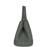 Hermes Garden Party Neo 23 Vert Amande Negonda Palladium Hardware