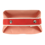 Hermes Bride A Brac Carre Case PM Goyave Canvas Palladium Hardware