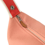 Hermes Bride A Brac Carre Case PM Goyave Canvas Palladium Hardware