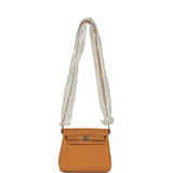Hermes Herbag Zip 20 Mini Naturel Sable Toile Militaire Canvas and Vache Hunter Palladium Hardware - Thumbnail View 8