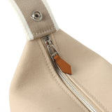 Hermes Bride-A-Brac Case PM Neutral Toile Canvas Palladium Hardware