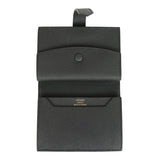 Hermes Bearn Mini Wallet Black Epsom Gold Hardware