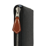 Hermes Silk'In Compact Wallet Black Epsom Palladium Hardware