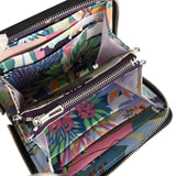 Hermes Silk'In Compact Wallet Black Epsom Palladium Hardware