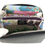 Hermes Silk'In Compact Wallet Black Epsom Palladium Hardware