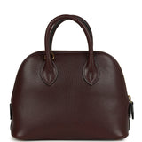 Hermes 1923 Bolide Mini Rouge Sellier Chevre Mysore Gold Hardware