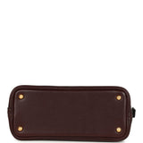 Hermes 1923 Bolide Mini Rouge Sellier Chevre Mysore Gold Hardware