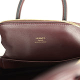 Hermes 1923 Bolide Mini Rouge Sellier Chevre Mysore Gold Hardware