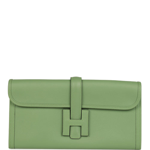 Hermes Jige Elan 29 Vert Criquet Evercolor