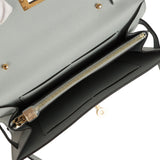 Hermes Kelly Wallet To Go Bleu Glacier Evercolor Gold Hardware - Thumbnail View 8