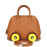 Hermes Bolide On Wheels 1923 Gold and Jaune Citron Epsom Palladium Hardware