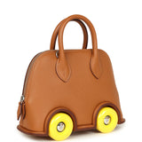Hermes Bolide On Wheels 1923 Gold and Jaune Citron Epsom Palladium Hardware
