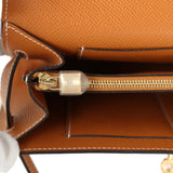 Hermes Kelly Wallet To Go Toffee Epsom Gold Hardware