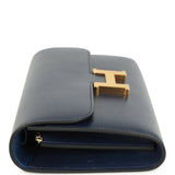 Hermes Rock Constance Wallet To Go Wallet To Go Bleu Abysse Box Gold Hardware