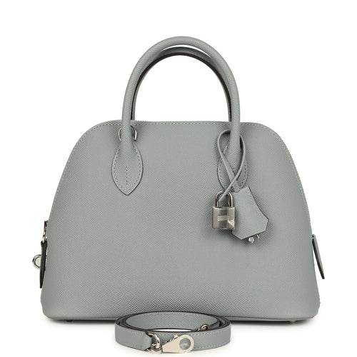 Hermes 1923 Bolide 25 Gris Pantin Epsom Palladium Hardware