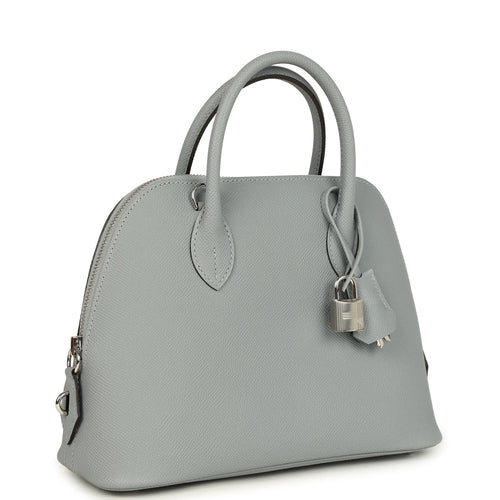 Hermes 1923 Bolide 25 Gris Pantin Epsom Palladium Hardware