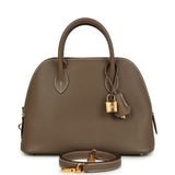 Hermes 1923 Bolide 25 Etoupe Epsom Gold Hardware