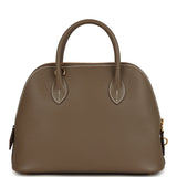 Hermes 1923 Bolide 25 Etoupe Epsom Gold Hardware