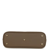 Hermes 1923 Bolide 25 Etoupe Epsom Gold Hardware