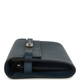 Hermes Kelly Wallet To Go Bleu De Prusse Evercolor Palladium Hardware - Thumbnail View 3
