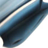 Hermes Kelly Wallet To Go Bleu De Prusse Evercolor Palladium Hardware - Thumbnail View 10