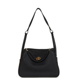 Hermes Lindy 26 Bleu Nuit Clemence Gold Hardware - Thumbnail View 7