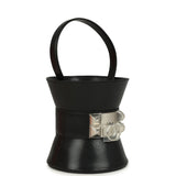 Hermes Mini Medor Bag Black Chevre Chamkila Palladium Hardware