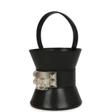 Hermes Mini Medor Bag Black Chevre Chamkila Palladium Hardware