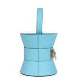 Hermes Mini Medor Bag Celeste Epsom Palladium Hardware