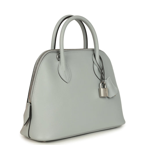 Hermes 1923 Bolide 25 Gris Platine Evercolor Palladium Hardware