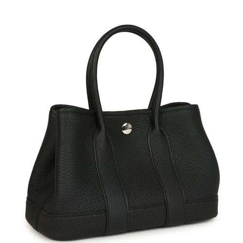 Hermes Garden Party Neo 23 Black Negonda Palladium Hardware