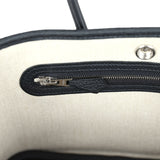 Hermes Garden Party Neo 23 Black Negonda Palladium Hardware