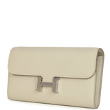 Hermes Constance To Go Wallet Beton Evercolor Palladium Hardware