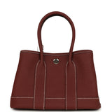 Hermes Garden Party Neo 23 Rouge H Negonda Palladium Hardware