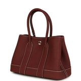 Hermes Garden Party Neo 23 Rouge H Negonda Palladium Hardware