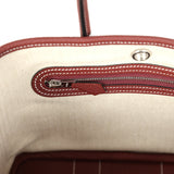 Hermes Garden Party Neo 23 Rouge H Negonda Palladium Hardware