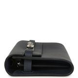 Hermes Kelly Wallet To Go Bleu Nuit Evercolor Palladium Hardware